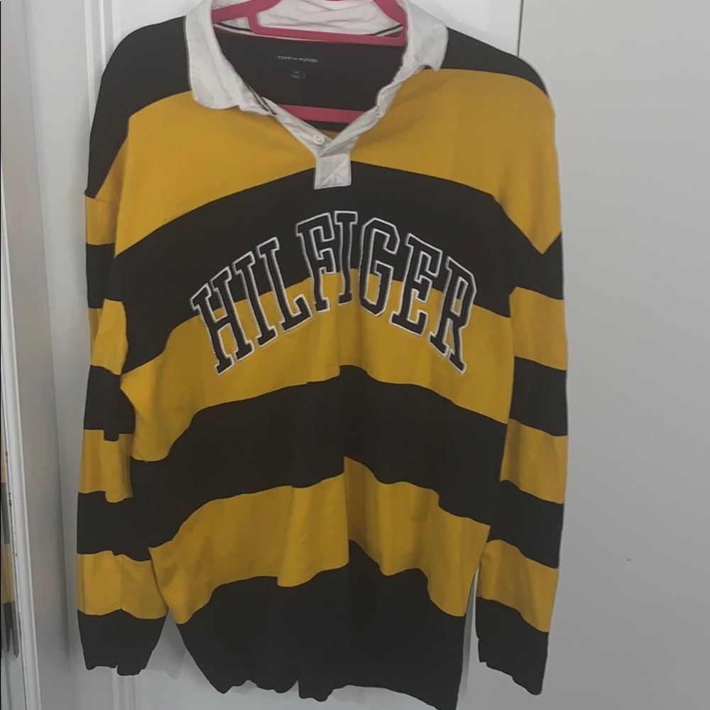 ❌sold❌ Oversized Tommy Hilfiger Rugby Shirt - Picture 1 of 6